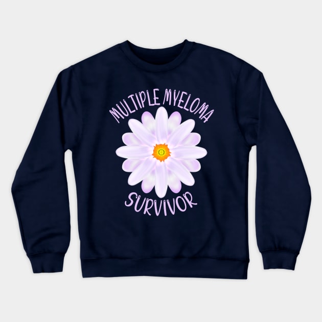 Multiple Myeloma Survivor Crewneck Sweatshirt by MoMido